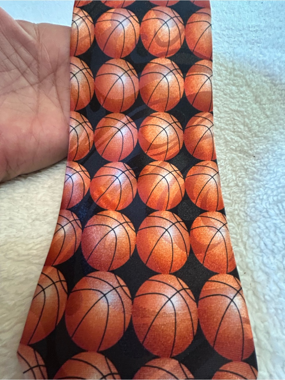 🎁3 for $30 - Basketball Pattern Necktie